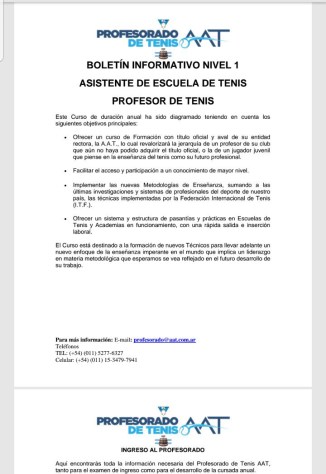 Profesorado AAT